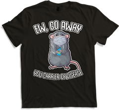 Produktbild von T-Shirt Lustiger Ew Spruch | Haustier Ratte trägt Gesichtsmaske Introvertiert Fancy