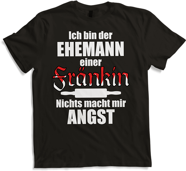 Produktbild von T-Shirt Lustiger Franken Spruch | Ehemann einer Fränkin Frankenland