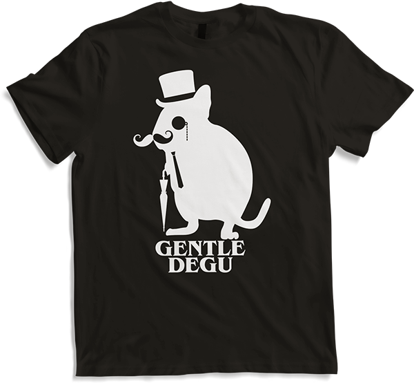 Produktbild von T-Shirt Lustiger Gentleman Degu | Gentle Degus | Geschenk Deguhalter