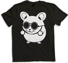 Produktbild von T-Shirt Lustiger Hamster mit Sonnenbrille Hamster