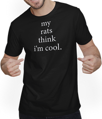 Produktbild von T-Shirt mit Mann Lustiger Haustierratten-Spruch | ausgefallene Ratten-Accessoires & Merch