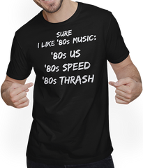 Produktbild von T-Shirt mit Mann Lustiger Heavy Metal Spruch Thrash Speed Old School Metal