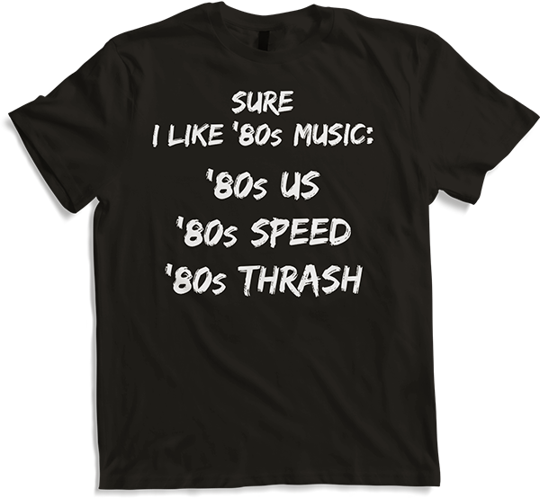 Produktbild von T-Shirt Lustiger Heavy Metal Spruch Thrash Speed Old School Metal