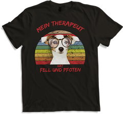 Produktbild von T-Shirt Lustiger Jack Russel Terrier Spruch | Mein Therapeut | Witz