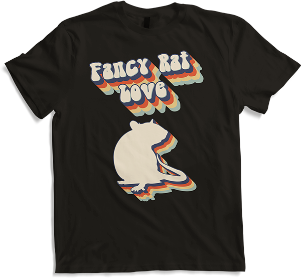 Produktbild von T-Shirt Lustiger Ratten Spruch | Vintage Farbratte für Rattenhalter