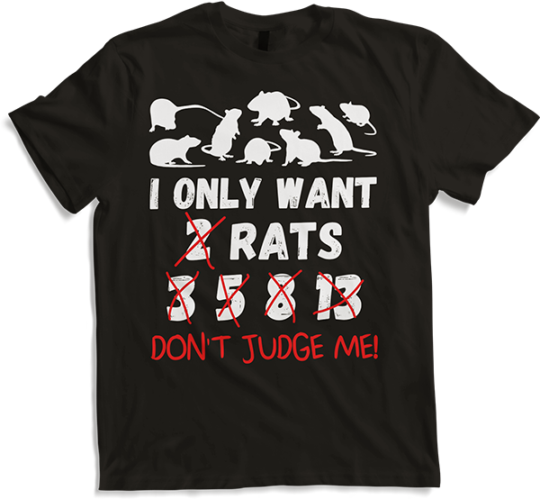 Produktbild von T-Shirt Lustiger Ratten-Spruch für Mütter, Ratten, Mutter, Haustiere, Ratten