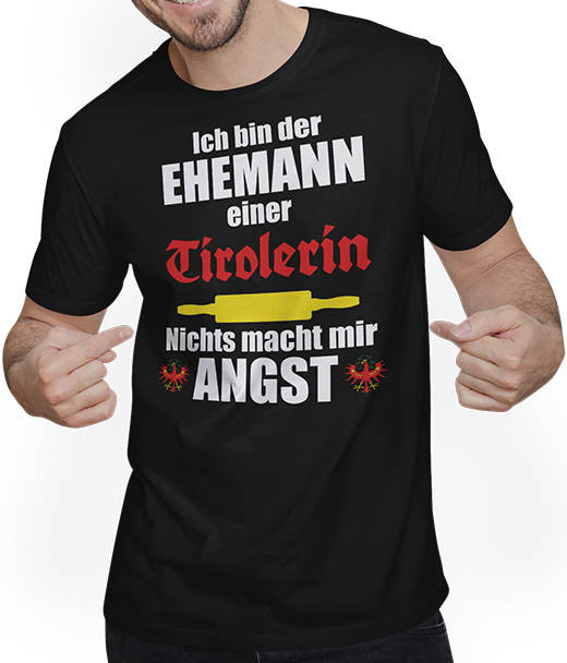Produktbild von T-Shirt mit Mann Lustiger Spruch | Ehemann Tirol Österreich | Witziges Ehe