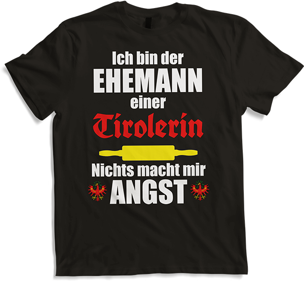 Produktbild von T-Shirt Lustiger Spruch | Ehemann Tirol Österreich | Witziges Ehe