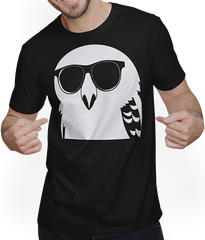 Produktbild von T-Shirt mit Mann Lustiger Vogel mit Sonnenbrille Cool Bourke's Sittich