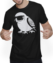Produktbild von T-Shirt mit Mann Lustiger Vogel mit Sonnenbrille Cool Bourke's Sittich