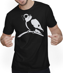 Produktbild von T-Shirt mit Mann Lustiger Vogel mit Sonnenbrille Cool Bourke's Sittich
