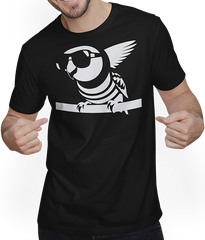 Produktbild von T-Shirt mit Mann Lustiger Vogel mit Sonnenbrille Cool Bourke's Sittich