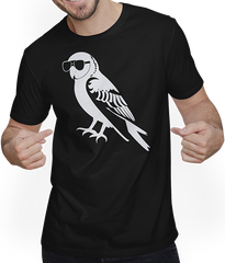 Produktbild von T-Shirt mit Mann Lustiger Vogel mit Sonnenbrille Cool Bourke's Sittich