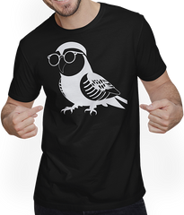 Produktbild von T-Shirt mit Mann Lustiger Vogel mit Sonnenbrille Cool Bourke's Sittich