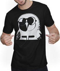 Produktbild von T-Shirt mit Mann Lustiger Vogel mit Sonnenbrille Cool Bourke's Sittich