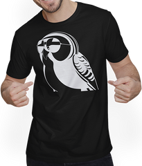 Produktbild von T-Shirt mit Mann Lustiger Vogel mit Sonnenbrille Cool Bourke's Sittich