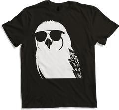 Produktbild von T-Shirt Lustiger Vogel mit Sonnenbrille Cool Bourke's Sittich
