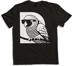 Produktbild von T-Shirt Lustiger Vogel mit Sonnenbrille Cool Bourke's Sittich