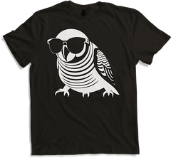 Produktbild von T-Shirt Lustiger Vogel mit Sonnenbrille Cool Bourke's Sittich