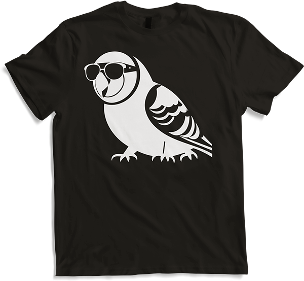 Produktbild von T-Shirt Lustiger Vogel mit Sonnenbrille Cool Bourke's Sittich