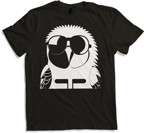 Produktbild von T-Shirt Lustiger Vogel mit Sonnenbrille Cool Bourke's Sittich