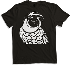 Produktbild von T-Shirt Lustiger Vogel mit Sonnenbrille Cool Bourke's Sittich