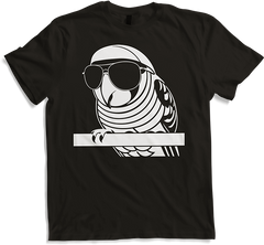 Produktbild von T-Shirt Lustiger Vogel mit Sonnenbrille Cool Bourke's Sittich