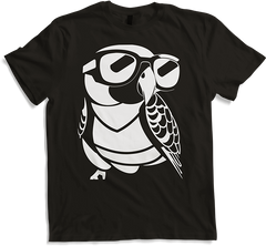 Produktbild von T-Shirt Lustiger Vogel mit Sonnenbrille Cool Bourke's Sittich