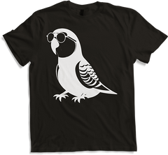 Produktbild von T-Shirt Lustiger Vogel mit Sonnenbrille Cool Bourke's Sittich