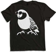 Produktbild von T-Shirt Lustiger Vogel mit Sonnenbrille Cool Bourke's Sittich