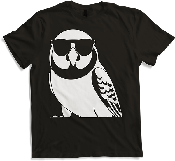 Produktbild von T-Shirt Lustiger Vogel mit Sonnenbrille Cool Bourke's Sittich