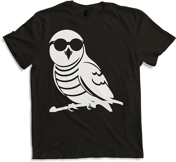 Produktbild von T-Shirt Lustiger Vogel mit Sonnenbrille Cool Bourke's Sittich