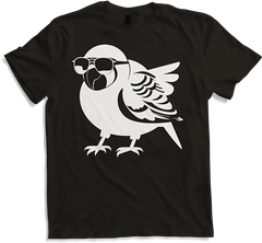 Produktbild von T-Shirt Lustiger Vogel mit Sonnenbrille Cool Bourke's Sittich
