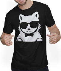 Produktbild von T-Shirt mit Mann Lustiges Eichhörnchen mit Sonnenbrille, Eichhörnchen