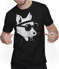 Produktbild von T-Shirt mit Mann Lustiges Eichhörnchen mit Sonnenbrille, Eichhörnchen