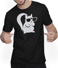 Produktbild von T-Shirt mit Mann Lustiges Eichhörnchen mit Sonnenbrille, Eichhörnchen