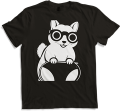 Produktbild von T-Shirt Lustiges Eichhörnchen mit Sonnenbrille, Eichhörnchen