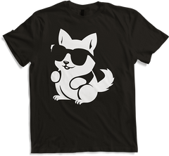 Produktbild von T-Shirt Lustiges Eichhörnchen mit Sonnenbrille, Eichhörnchen