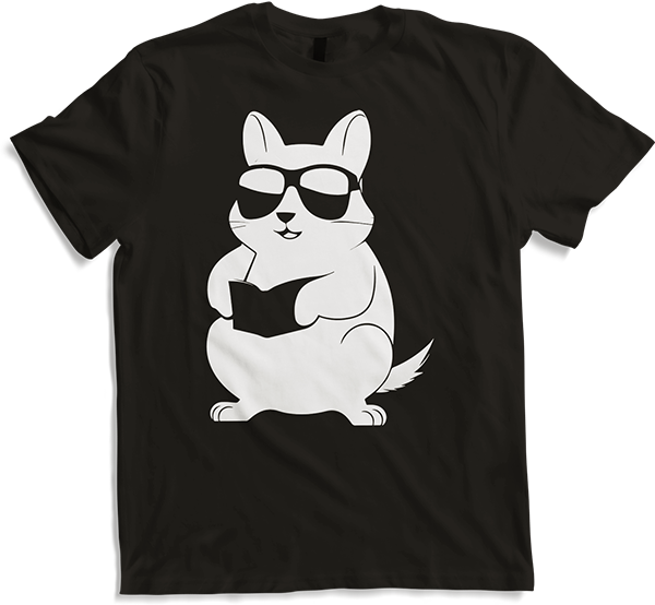 Produktbild von T-Shirt Lustiges Eichhörnchen mit Sonnenbrille, Eichhörnchen