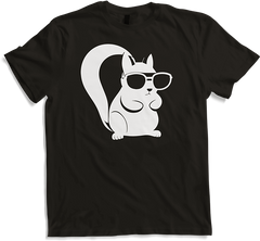 Produktbild von T-Shirt Lustiges Eichhörnchen mit Sonnenbrille, Eichhörnchen