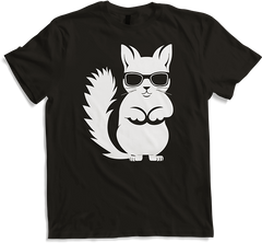 Produktbild von T-Shirt Lustiges Eichhörnchen mit Sonnenbrille, Eichhörnchen