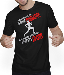Produktbild von T-Shirt mit Mann Lustiges Sport, Sprinter, Läufer und Marathon Sprüche Shirt