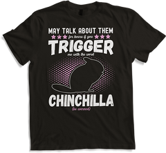 Produktbild von T-Shirt May Talk About Chinchillas Lustiges Chinchilla-Spruch-Zubehör