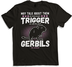 Produktbild von T-Shirt May Talk About Gerbils Lustiger Rennmaus Spruch Frauen