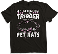 Produktbild von T-Shirt May Talk About Pet Rats Funny Fancy Rats Spruch Accessoire