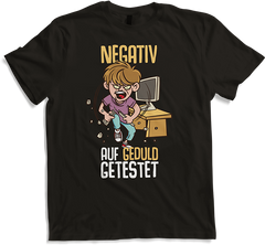 Produktbild von T-Shirt Negativ Geduld getestet Gamer Nerd Spruch PC Computer Games
