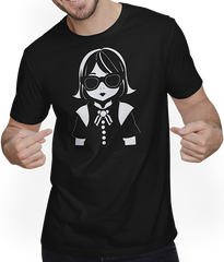 Produktbild von T-Shirt mit Mann Niedliche Anime Mädchen Gothic Manga Märchen Sonnenbrille