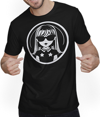 Produktbild von T-Shirt mit Mann Niedliche Anime Mädchen Gothic Manga Märchen Sonnenbrille