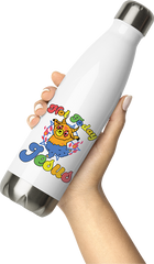 Produktbild von Thermosflasche von Hand gehalten Not Today Jesus Witzig Baphomet tanzt Satan Teufel Einhorn