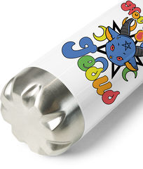 Produktbild vom Boden der Thermoflasche Not Today Jesus Witzig Kawaii Baphomet Satan Teufel Einhorn